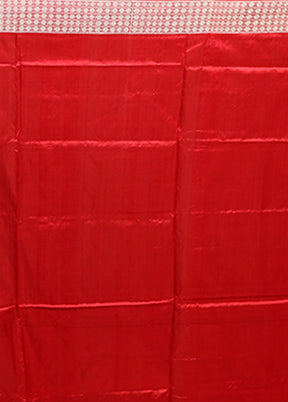 Multicolor Handloom Bomkai Pure Silk Saree With Blouse Piece
