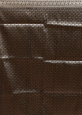 Black Banarasi Silk Saree With Blouse Piece