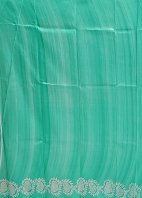Green Pure Bishnupuri Silk Saree With Blouse Piece