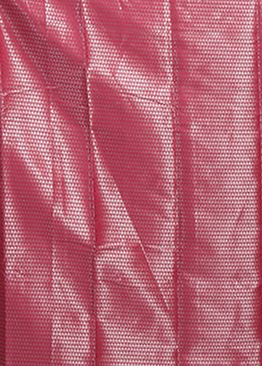 Pink Dupion Silk Saree With Blouse Piece