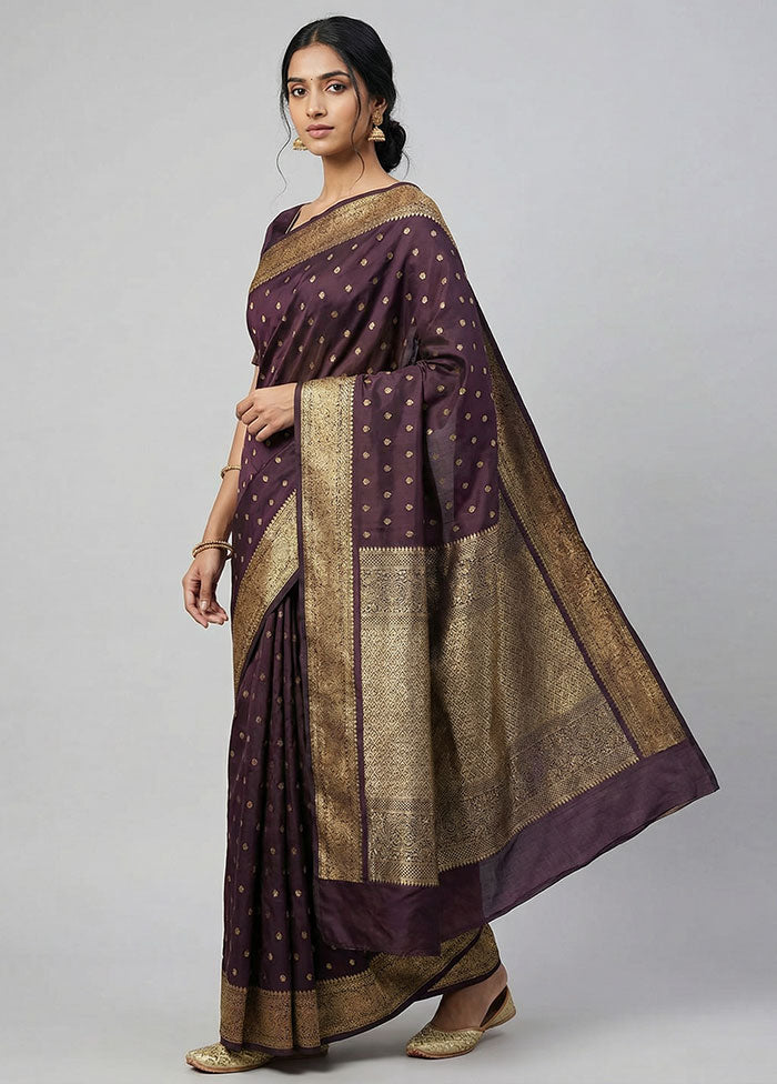 Black Kanjivaram Silk Saree With Blouse Piece