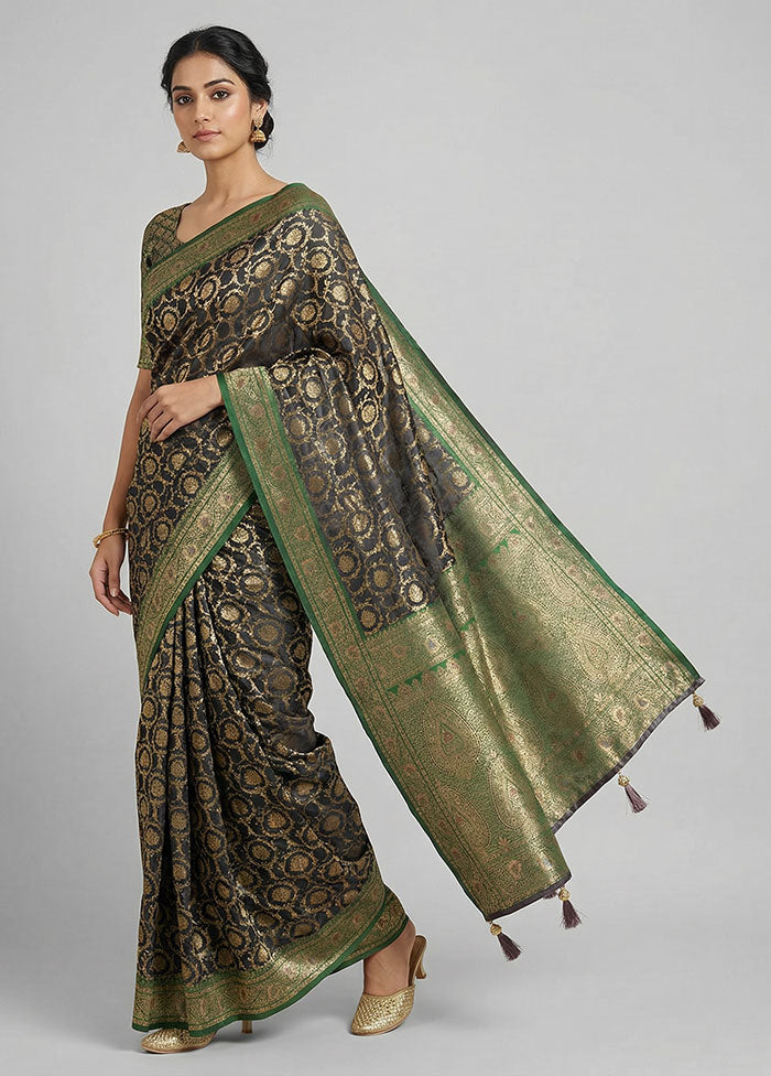 Purple Dupion Silk Saree With Blouse Piece