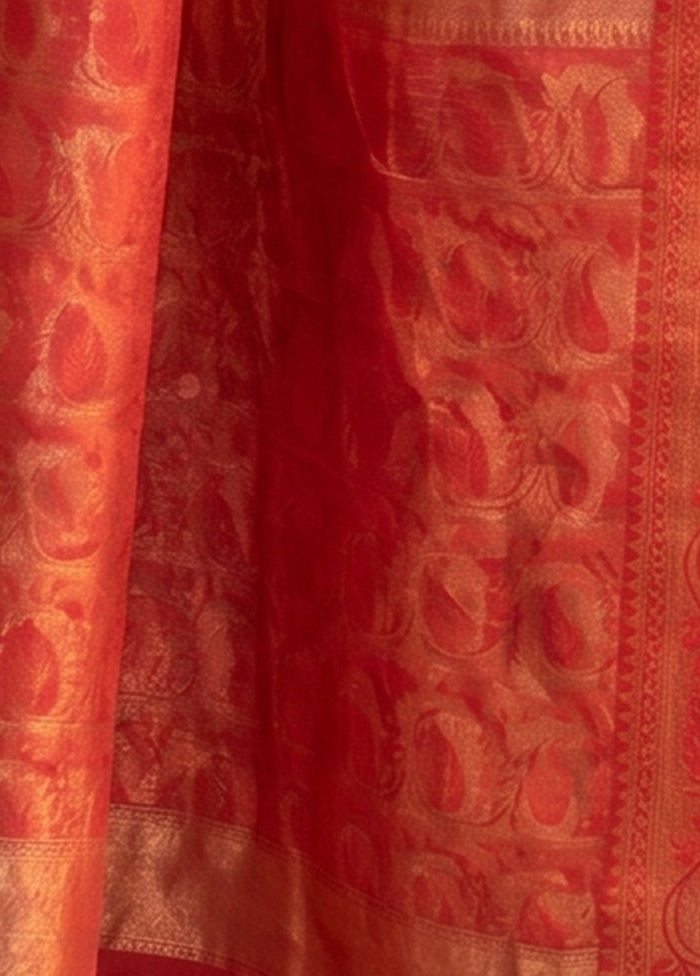 White Jamdani Cotton Saree Without Blouse Piece