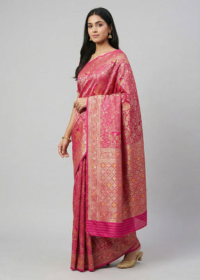 Cream Dupion Silk Saree With Blouse Piece