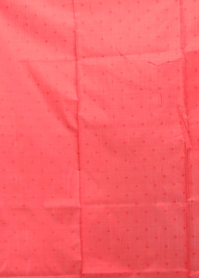 Red & White Baluchari Silk Saree With Blouse Piece