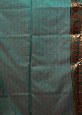 Pink Baluchari Silk Saree With Blouse Piece