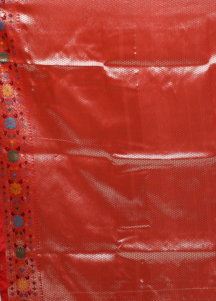 Black Katan Silk Saree With Blouse Piece