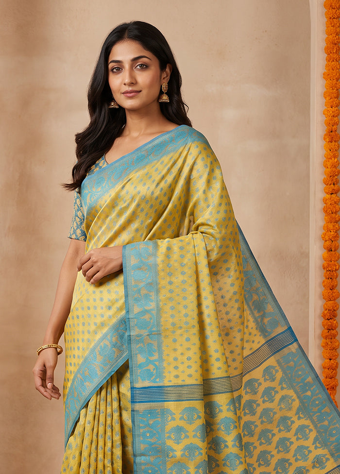 Cream Jamdani Cotton Saree Without Blouse Piece