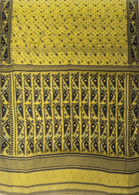 Green Jamdani Cotton Saree Without Blouse Piece