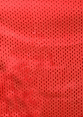Red Katan Silk Saree With Blouse Piece
