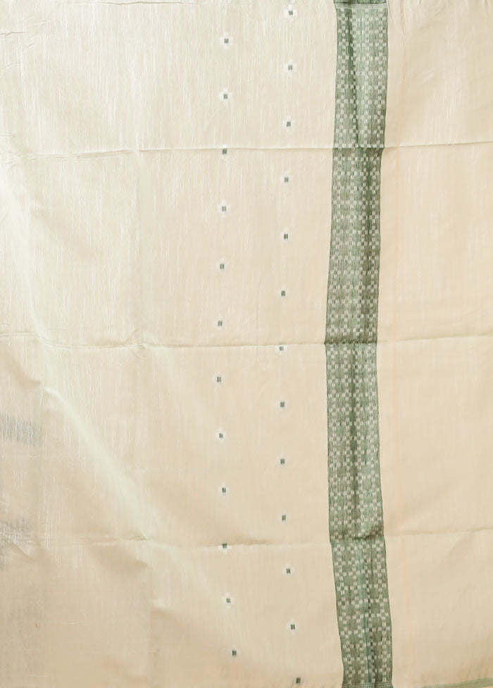 Green Matka Silk Saree With Blouse Piece