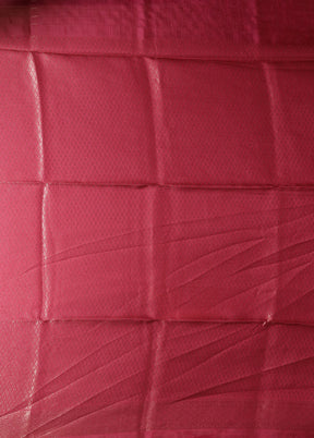 Pink Dupion Silk Saree With Blouse Piece