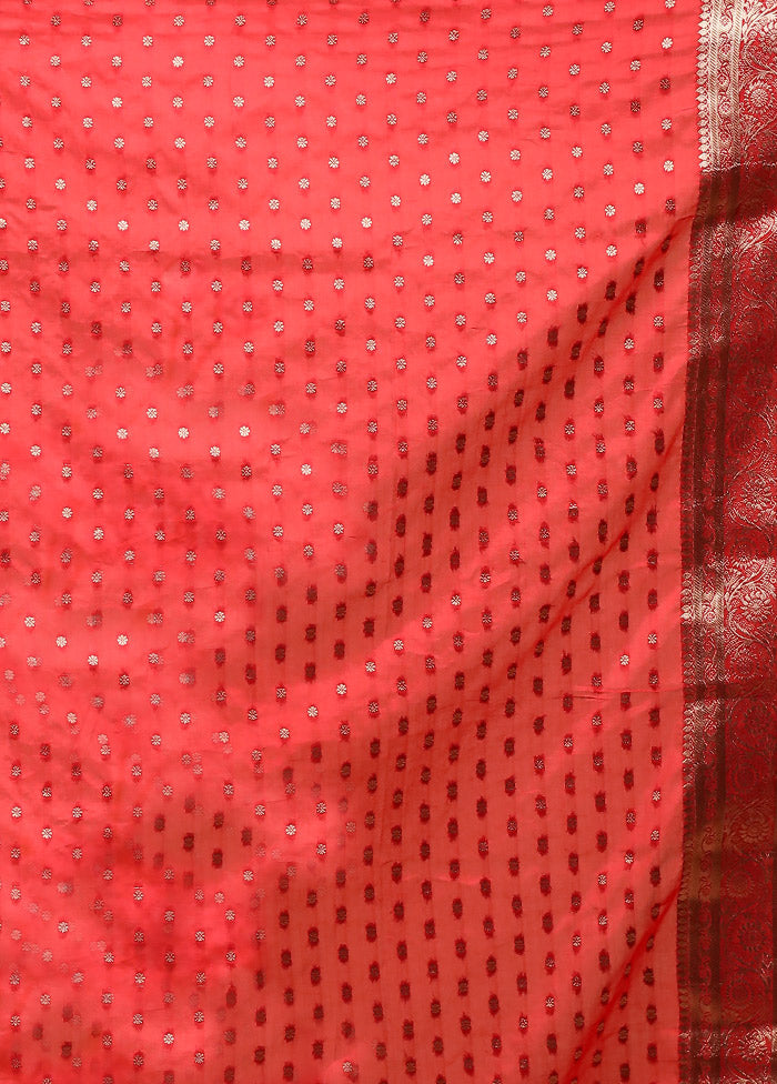 White Dupion Silk Saree With Blouse Piece