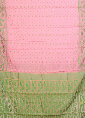 Cream Jamdani Cotton Saree Without Blouse Piece