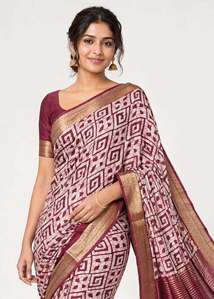 White Cotton Saree With Blouse Piece