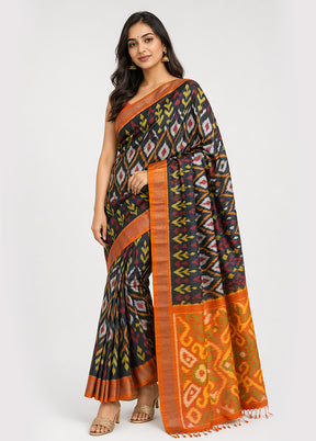 Green Handloom Kanchipuram Pure Silk Saree With Blouse Piece