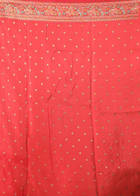 Multicolor Handloom Pure Georgette Saree With Blouse Piece