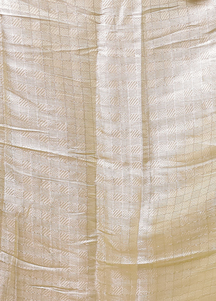 Green Handloom Pure Cotton Saree With Blouse Piece