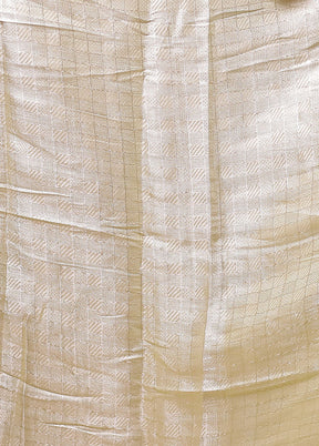 Green Handloom Pure Cotton Saree With Blouse Piece