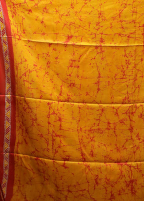 Multicolor Printed Pure Silk Saree Without Blouse Piece