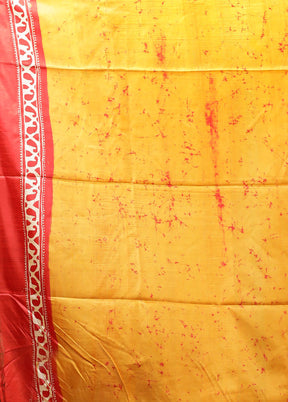 Multicolor Printed Pure Silk Saree Without Blouse Piece