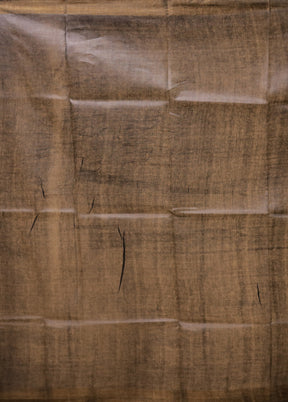 Cream Tussar Silk Saree With Blouse Piece