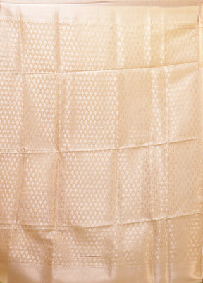 Pink Cotton Saree With Blouse Piece