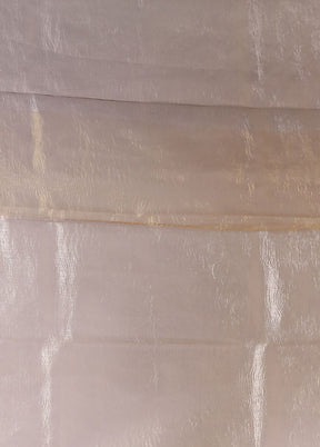 Yellow Tissue Silk Saree With Blouse Piece
