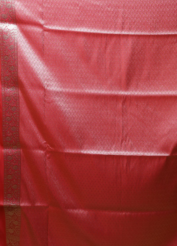Cream Tanchoi Silk Saree With Blouse Piece