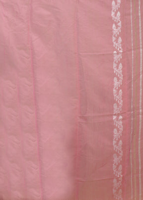 Purple Jamdani Cotton Saree Without Blouse Piece