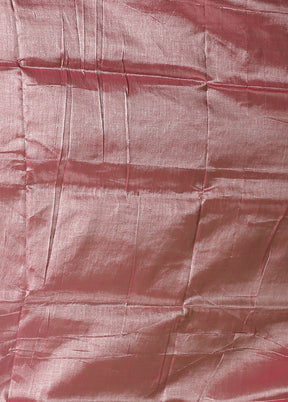 Purple Tissue Silk Saree With Blouse Piece