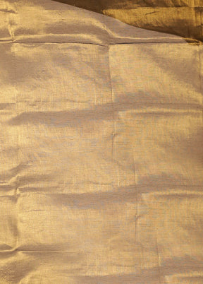 Green Tissue Silk Saree With Blouse Piece