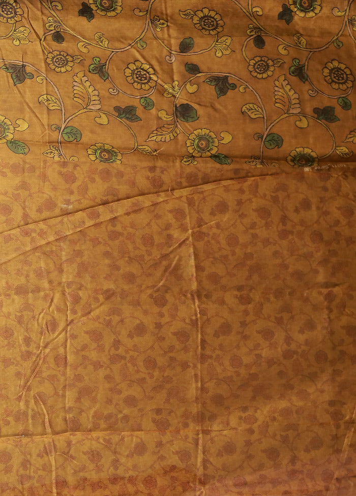 Multicolor Tussar Silk Saree With Blouse Piece