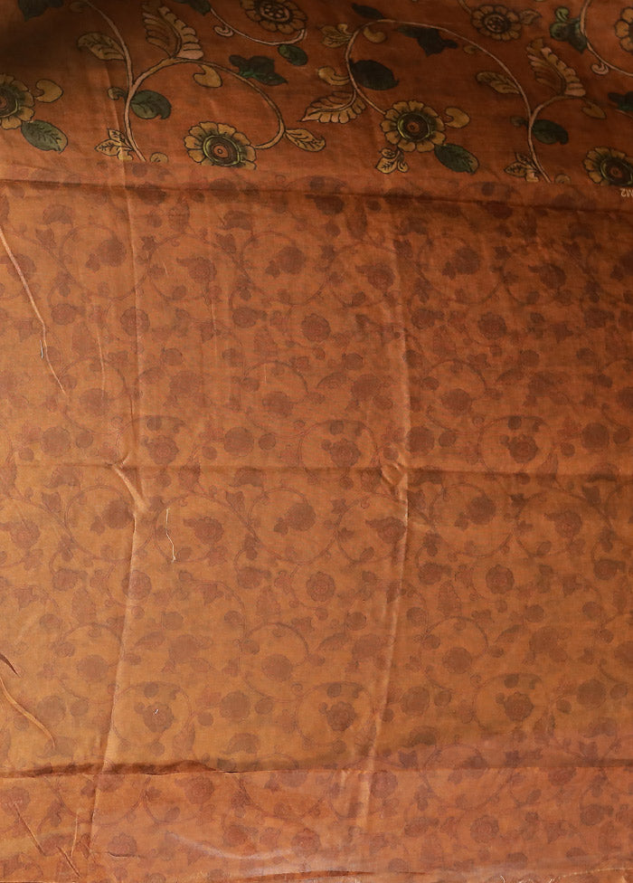 Multicolor Tussar Silk Saree With Blouse Piece