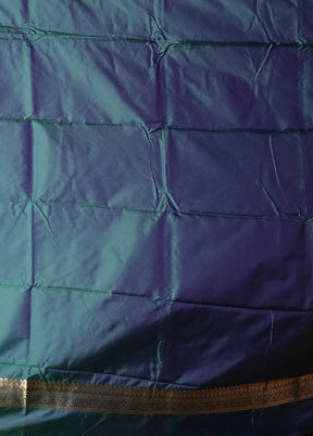 Purple Kanjivaram Silk Saree With Blouse Piece