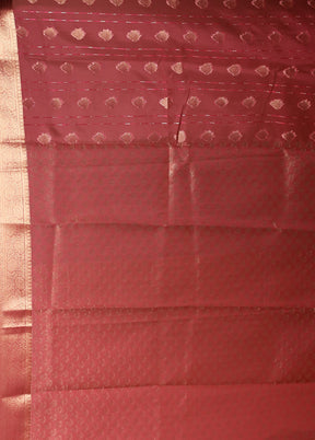 Red Organza Saree With Blouse Piece