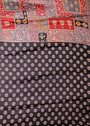 Pink Printed Silk Saree Without Blouse Piece