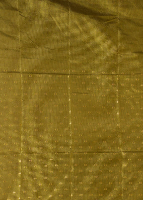 Yellow Cotton Saree With Blouse Piece