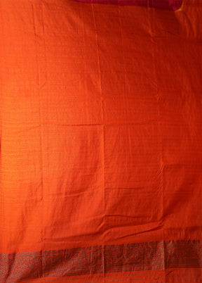 Pink Dupion Silk Saree With Blouse Piece