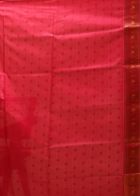 Yellow Baluchari Silk Saree With Blouse Piece