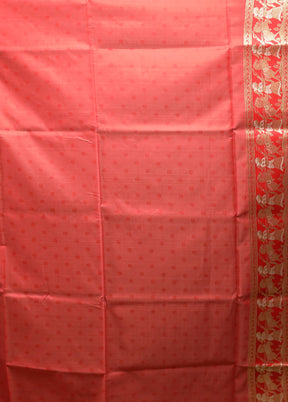 White Baluchari Silk Saree With Blouse Piece