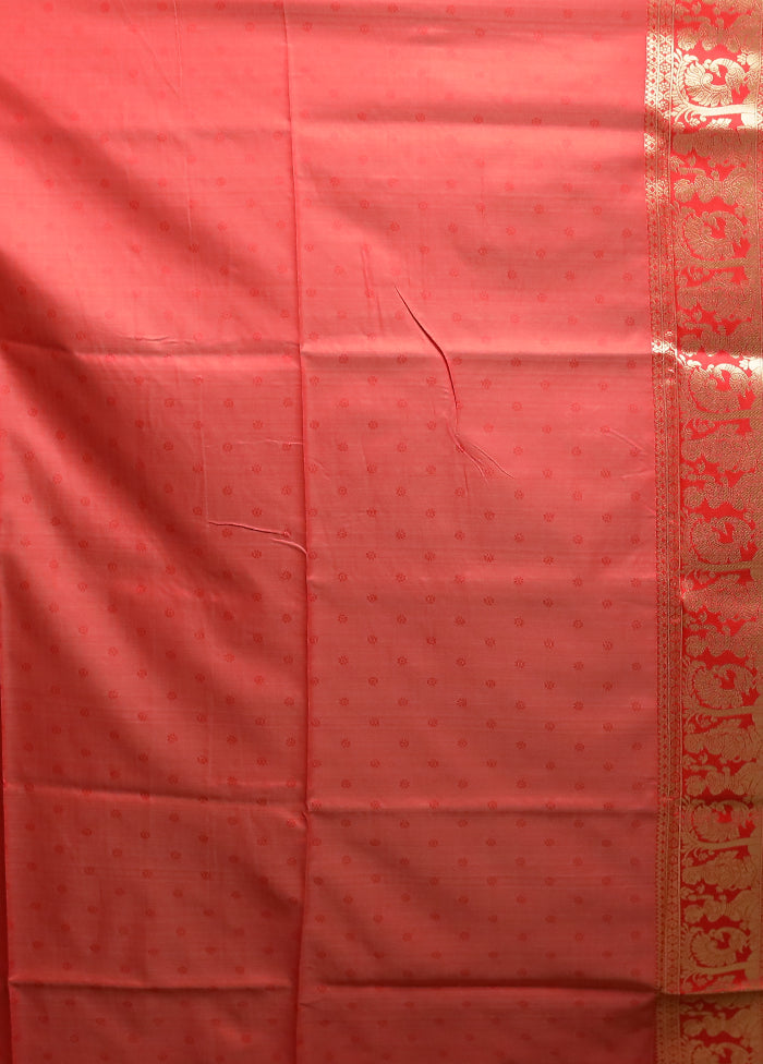 White Baluchari Silk Saree With Blouse Piece