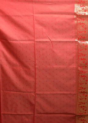 White Baluchari Silk Saree With Blouse Piece