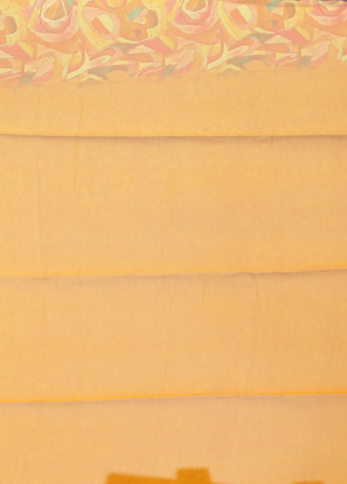 Multicolor Chiffon Silk Saree With Blouse Piece