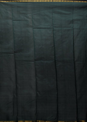 Green Kanjivaram Silk Saree With Blouse Piece