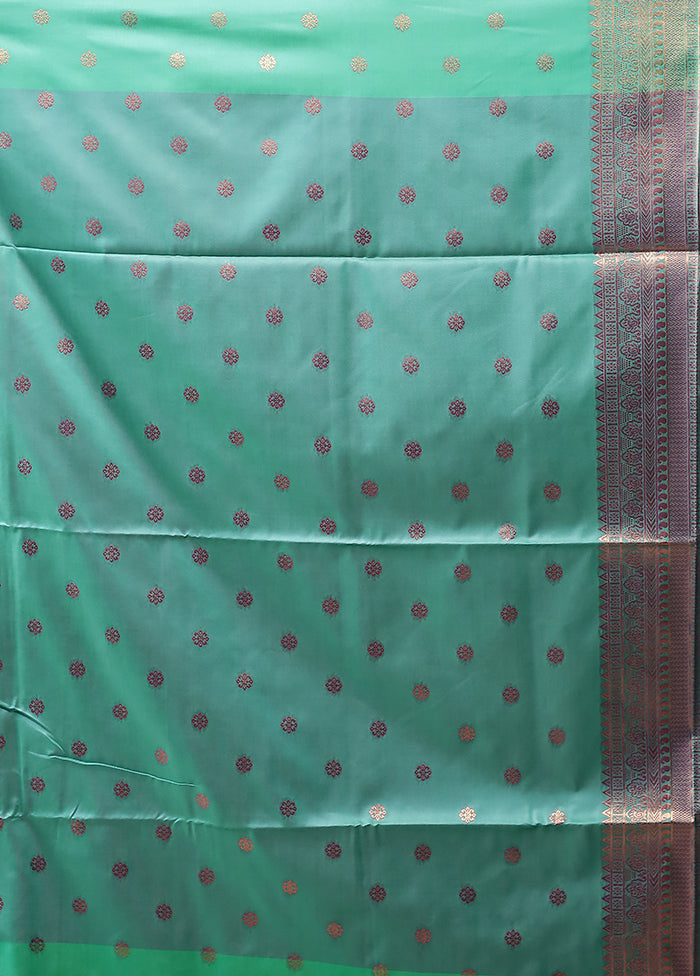 Purple Kanjivaram Silk Saree With Blouse Piece