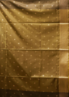 Yellow Kanjivaram Silk Saree With Blouse Piece