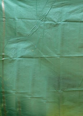 Green Kora Silk Saree With Blouse Piece