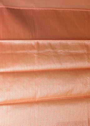 Pink Kora Silk Saree With Blouse Piece