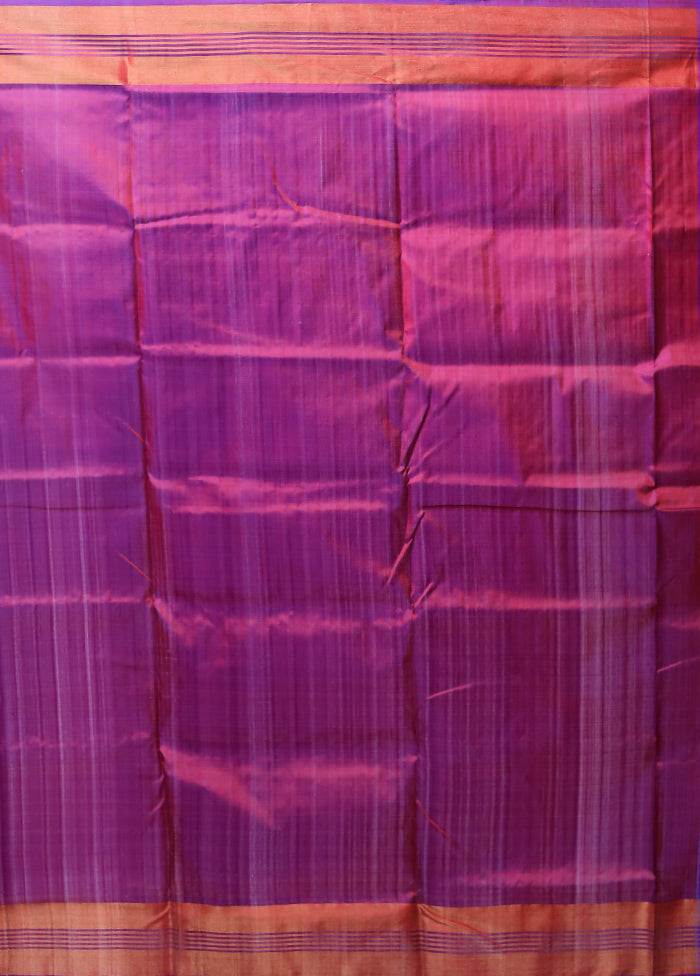 Pink Kalakethra Pure Silk Saree With Blouse Piece